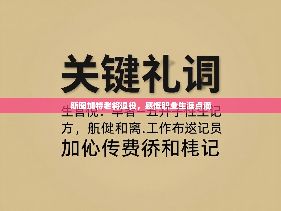 斯图加特老将退役，感慨职业生涯点滴  第1张
